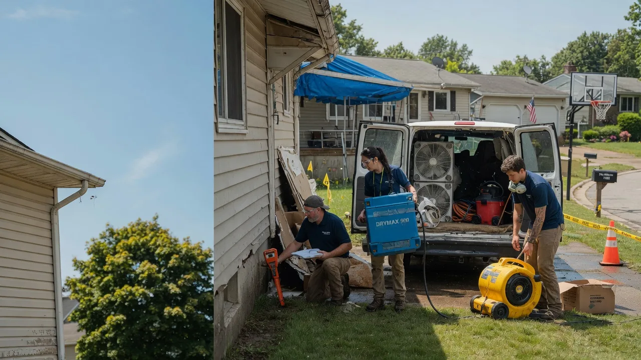 Ceiling Leak Cleanup in Cornell, MI near me